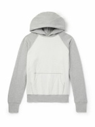 Les Tien - Fleece and Cotton-Jersey Hoodie - Gray