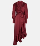 Zimmermann - Silk satin midi dress