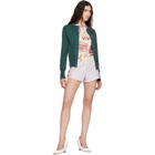 Vivienne Westwood Green Bea Cropped Cardigan