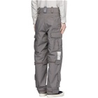 N.Hoolywood Grey Utility Cargo Pants