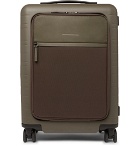 Horizn Studios - M5 55cm Polycarbonate, Nylon and Leather Carry-On Suitcase - Army green