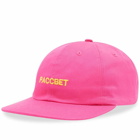 PACCBET Men's Logo Cap in Pink