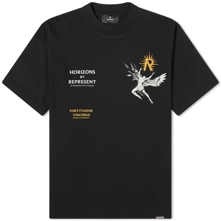 Photo: Represent Men's Icarus T-Shirt in Jet Black