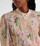 Zimmermann Halliday floral cotton blouse