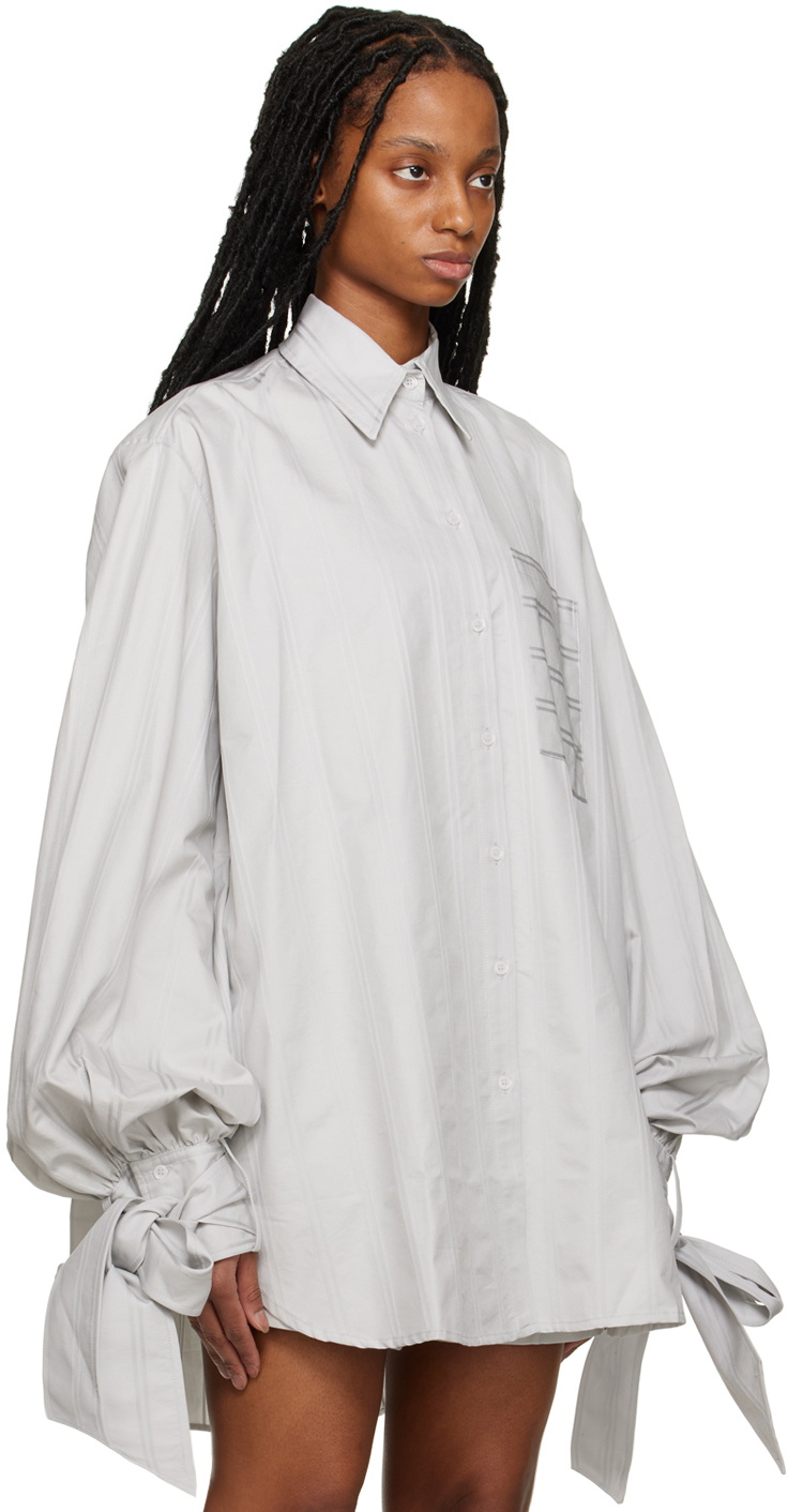 Elleme Gray Oversized Shirt