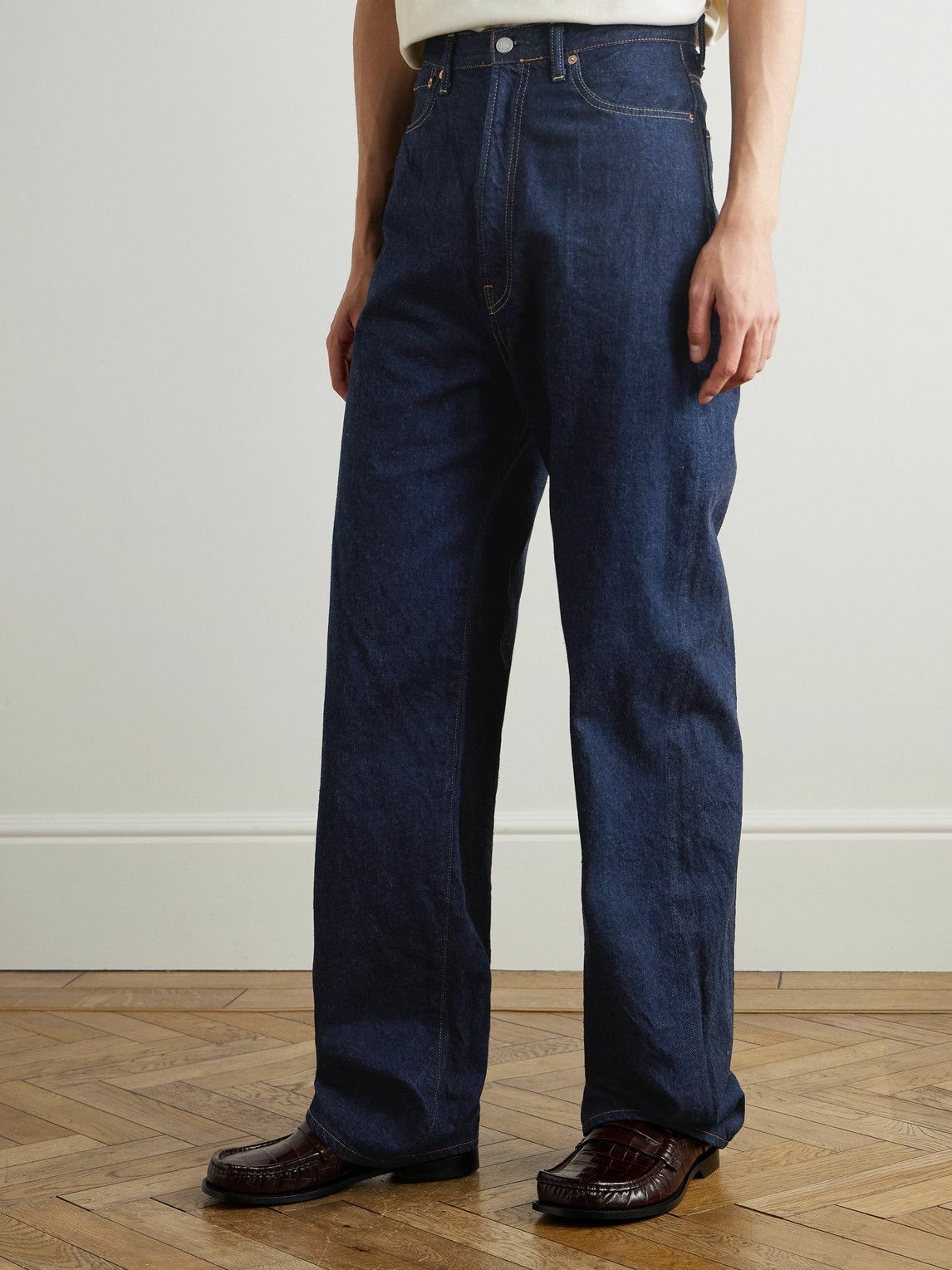 KAPITAL - New Momonroe Wide-Leg Jeans - Blue