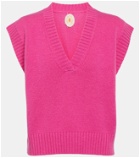 Jardin des Orangers V-neck cashmere sweater vest