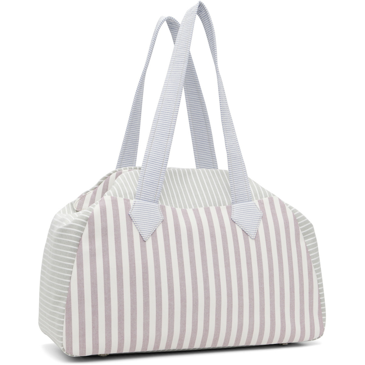 Vivienne Westwood Burgundy & Gray Archive Large Bag