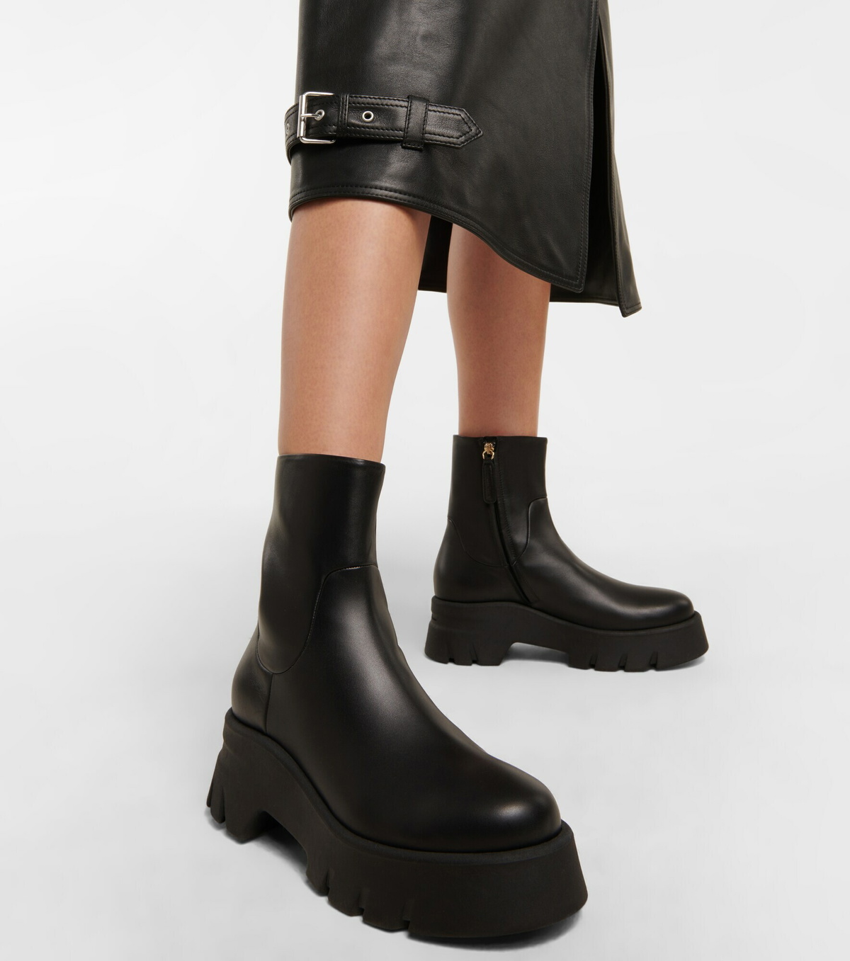 Gianvito Rossi - Leather ankle boots