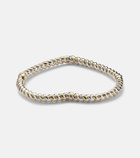 Yvonne Léon Jonc Cœur 9kt gold and white gold bangle