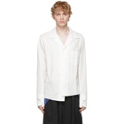 Sulvam White Asymmetric Shirt