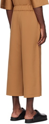 132 5. ISSEY MIYAKE Tan Wide-Leg Trousers