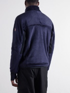 Moncler Grenoble - Panelled Polartec® Fleece Half-Zip Ski Mid-Layer - Blue
