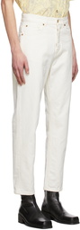 Tom Wood Off-White Organic Cotton Jeans