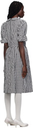 Comme des Garçons Girl Black & White Puff Midi Dress