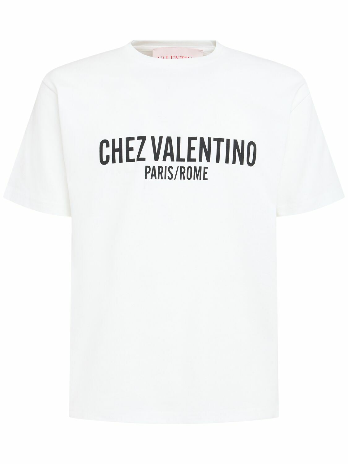 Valentino White 'Valentino' Print T-Shirt Valentino