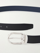 Montblanc - 3cm Horseshoe Reversible Leather Belt
