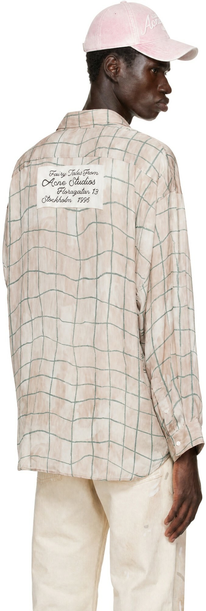 Acne Studios Pink Checkered Shirt