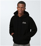 Satisfy - Embroidered cotton hoodie