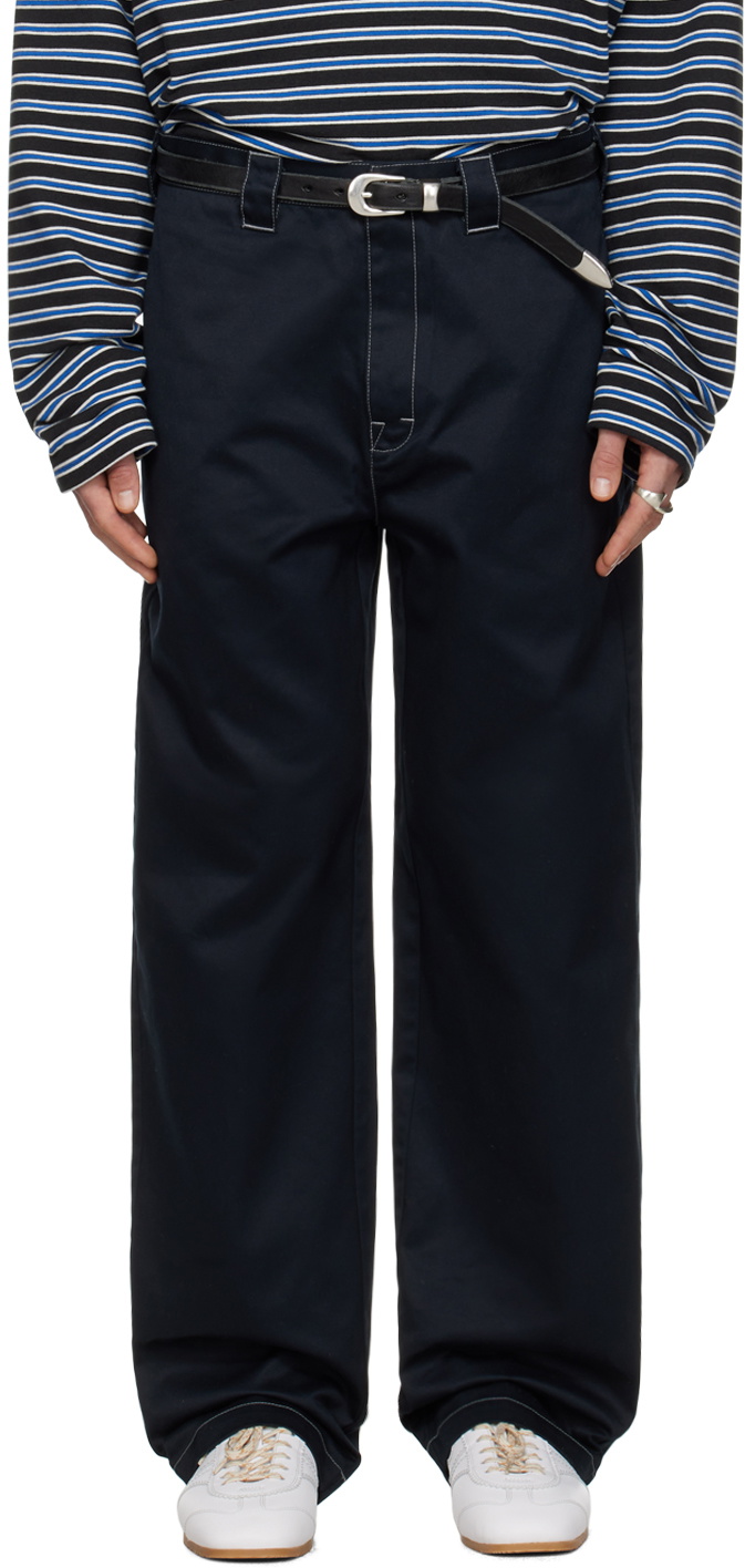 Still Kelly Navy Workwear Trousers