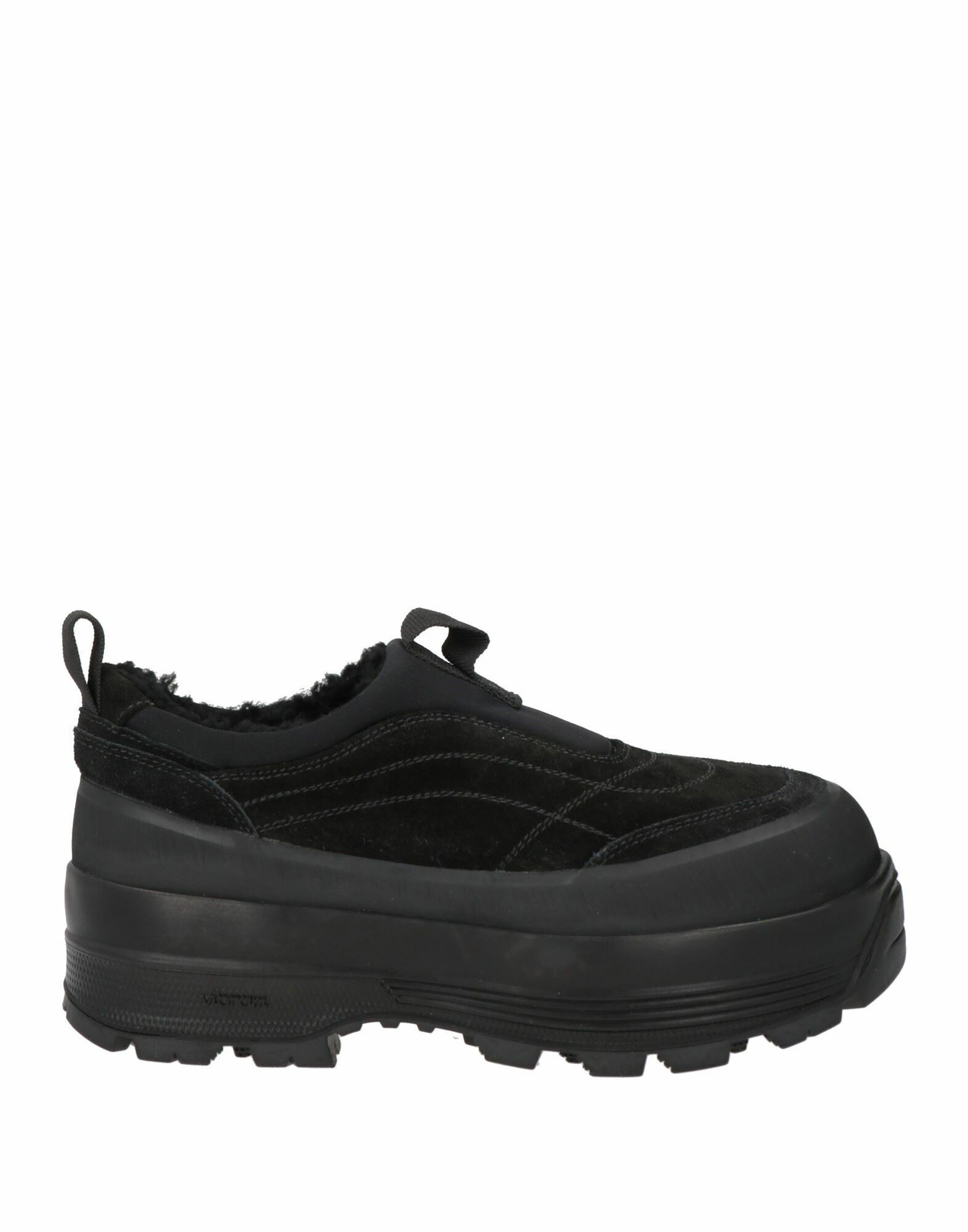Diemme Badia Basso Shearling Womens Sneakers in Black