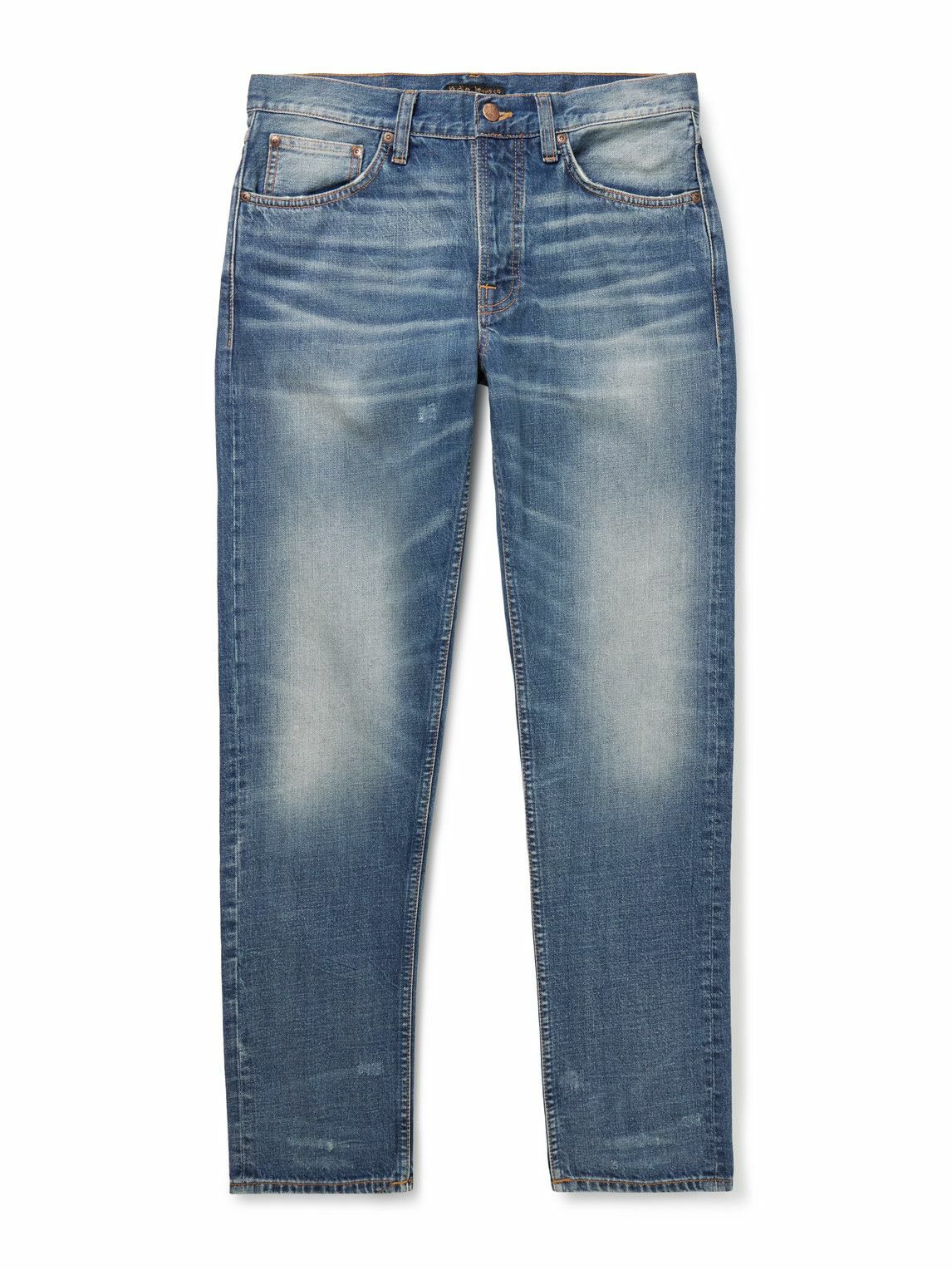 Nudie Jeans - Nisse Leather, Silver-Tone and Turquoise Bolo