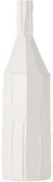 Paola Paronetto Off-White Tall Bottle Corteccia Sculpture