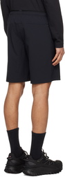 Moncler Black Drawstring Shorts