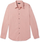 Theory - Sylvain Slim-Fit Cotton-Blend Poplin Shirt - Pink