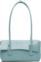 MARGESHERWOOD Blue Flap Small Bag
