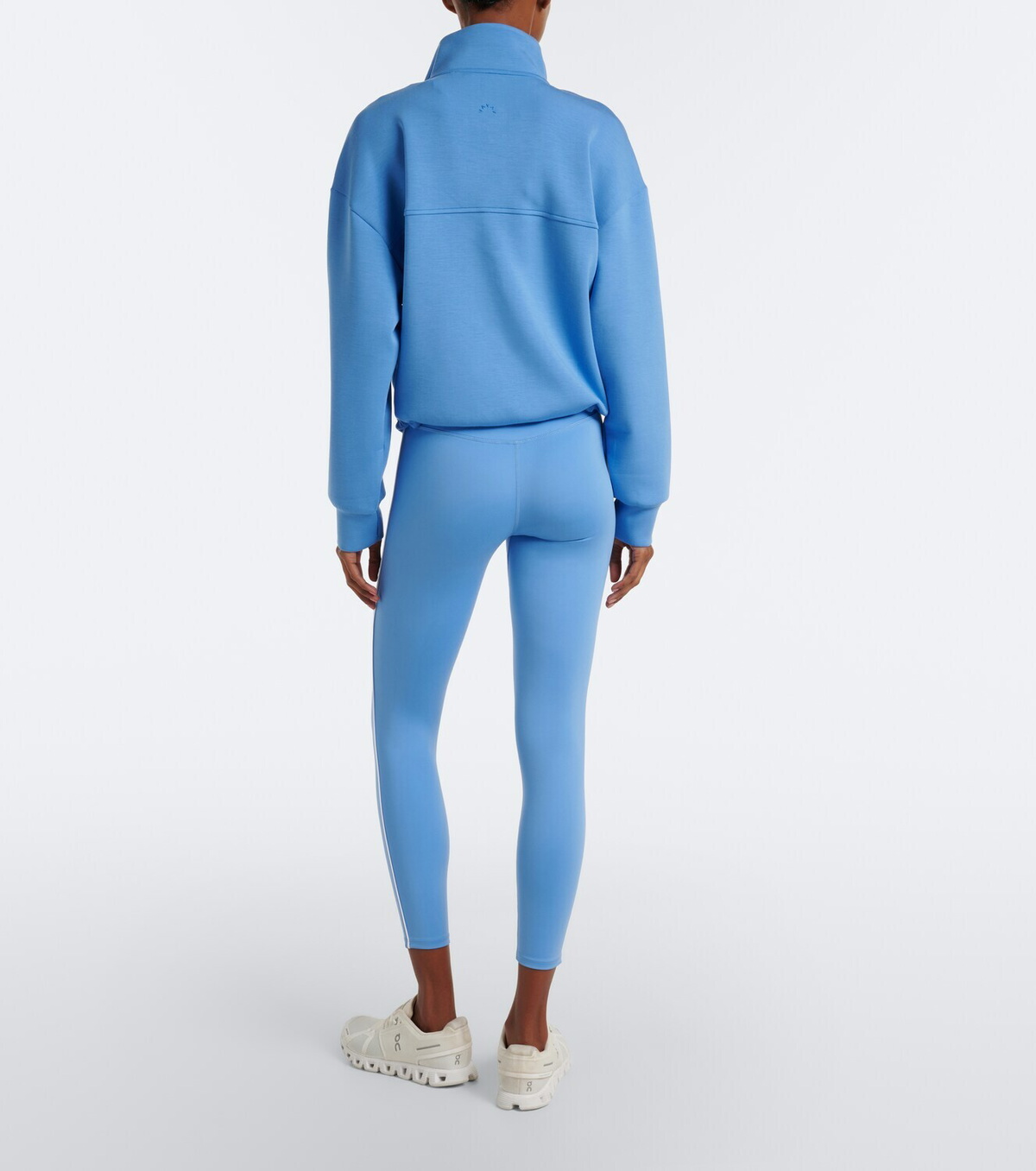 Varley Sian cropped jersey sweatshirt