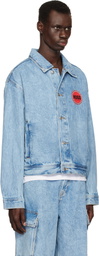 Hugo Blue Faded Denim Jacket