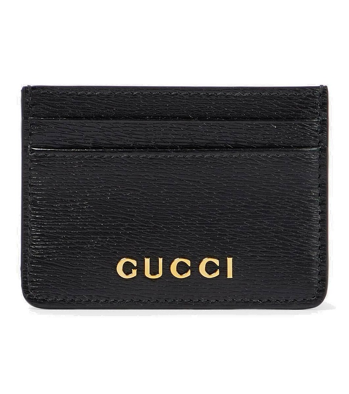 Photo: Gucci Gucci Script leather card holder