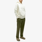 Norse Projects Men's Arne Relaxed N Logo Hoodie in Ecru