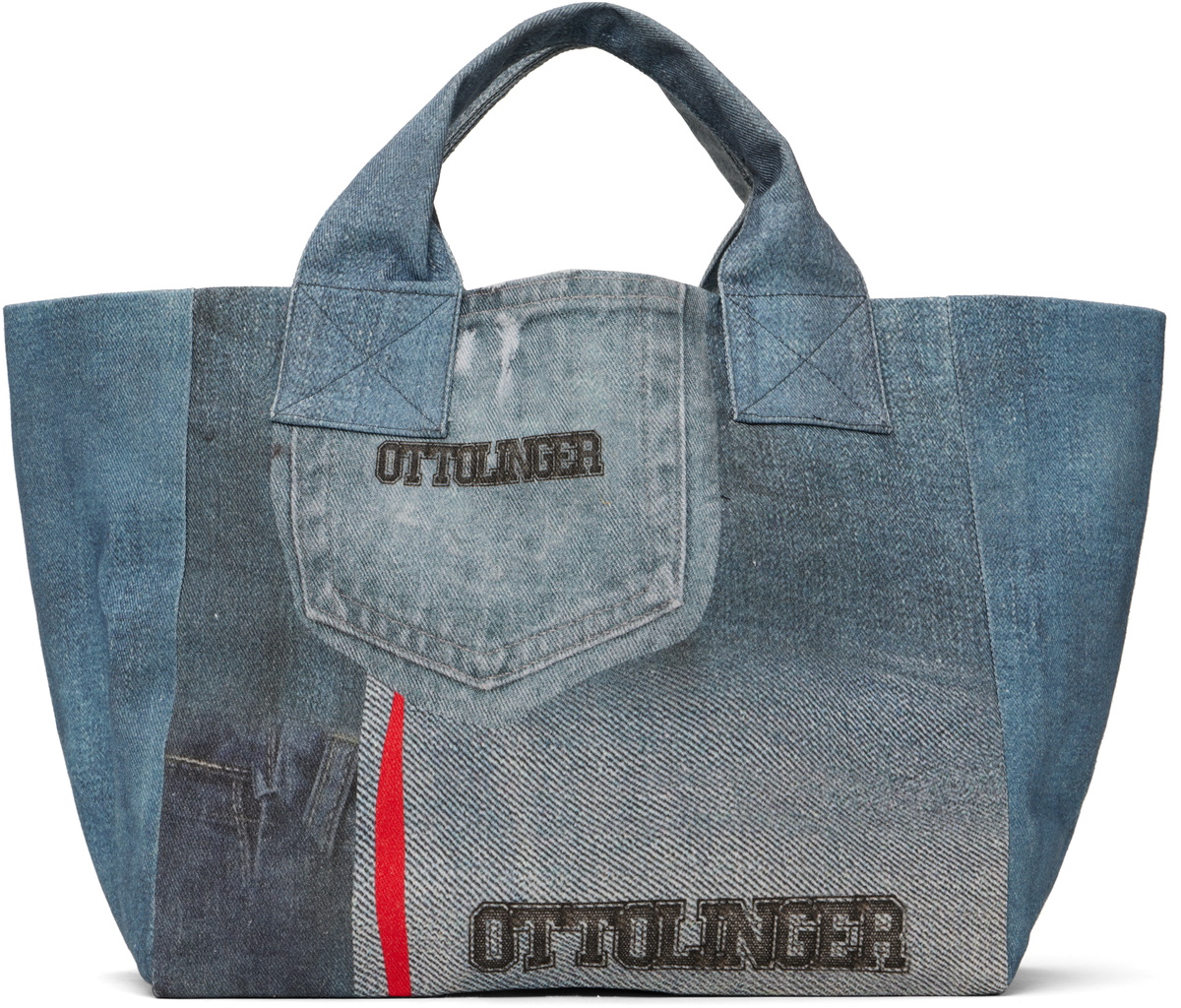 Ottolinger Women's Denim Tote in Black Ottolinger
