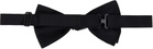 Dolce&Gabbana Black Silk Satin Bow Tie