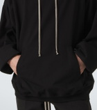 Rick Owens DRKSHDW Hun cotton jersey hoodie