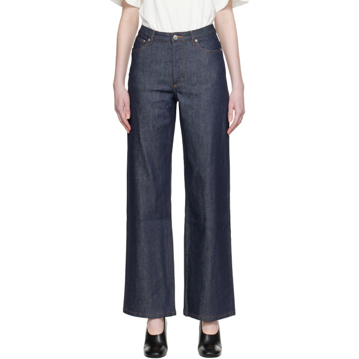 Photo: A.P.C. Indigo Elisabeth Jeans