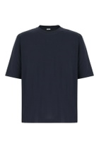 Malo Navy Blue Stretch Cotton T-shirt