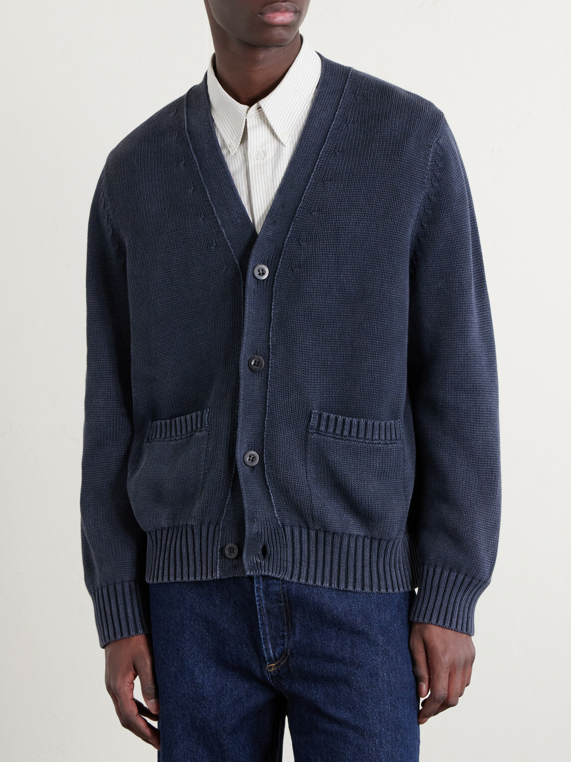 Corridor - Organic Cotton Cardigan - Black