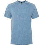 Lululemon - Metal Vent Tech Mélange Stretch-Jersey T-Shirt - Blue