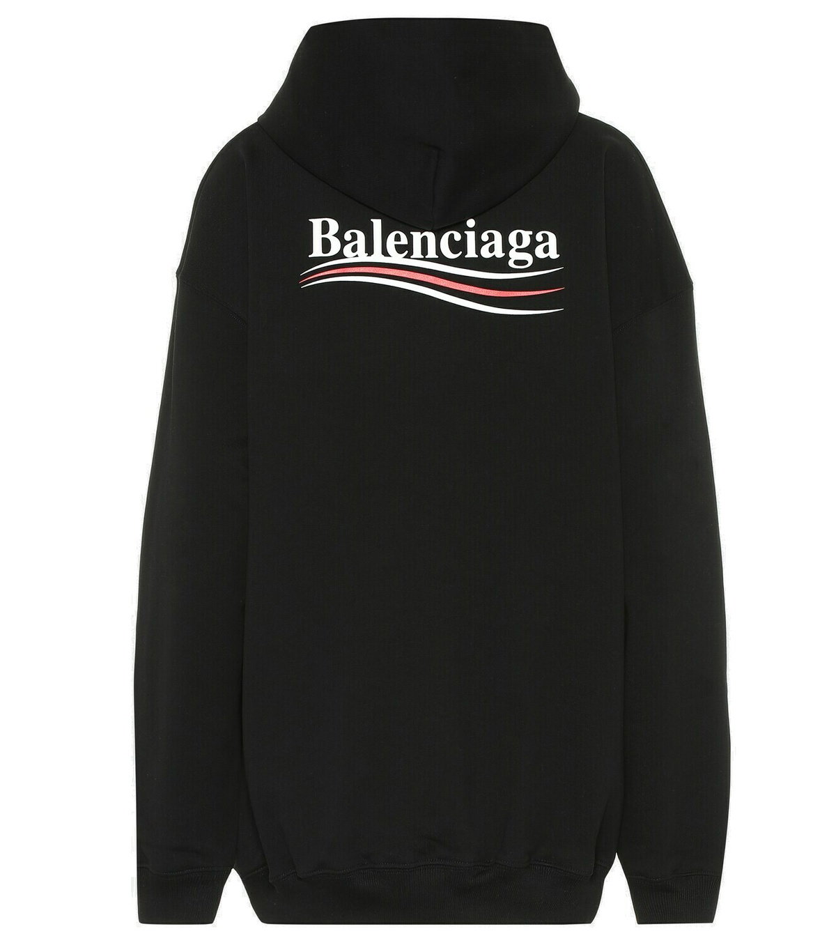 Balenciaga - Logo cotton hoodie Balenciaga