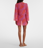 ViX Paula Hermanny Lidi floral sheer beach dress