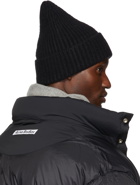 Acne Studios Black Ribbed Beanie