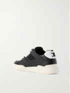 CELINE - Leather and Mesh Sneakers - Black