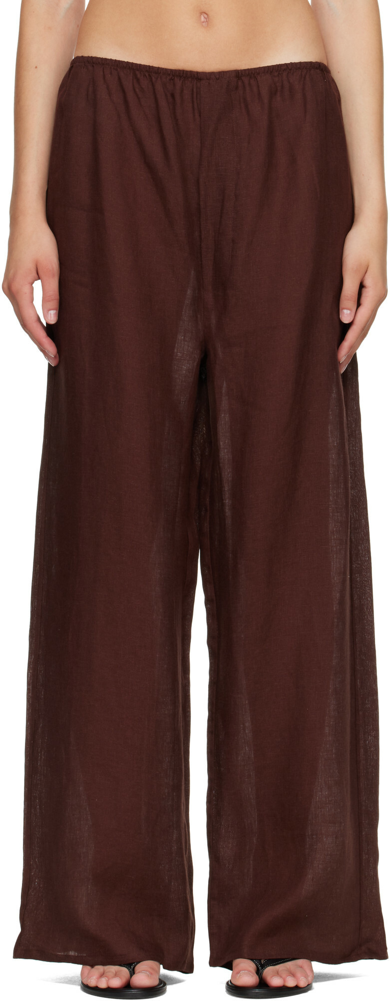 Baserange Brown Stoa Lounge Pants