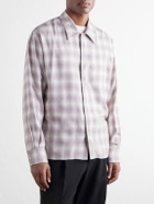 SECOND / LAYER - Checked Cotton-Flannel Shirt - Pink