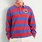 Bode Men's Clubhouse Rugby Shirt in Red