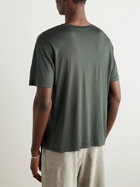 LEMAIRE - Silk-Jersey T-Shirt - Green