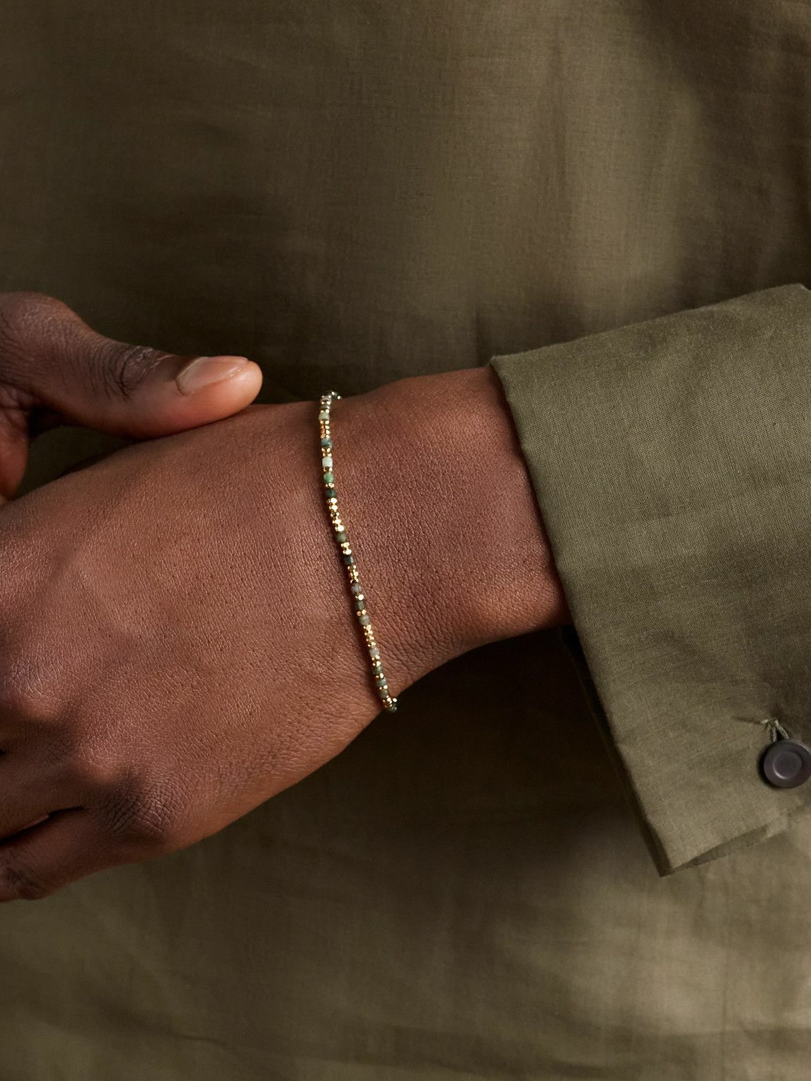 MAOR - Percep 18-Karat Gold Emerald Bracelet - Gold